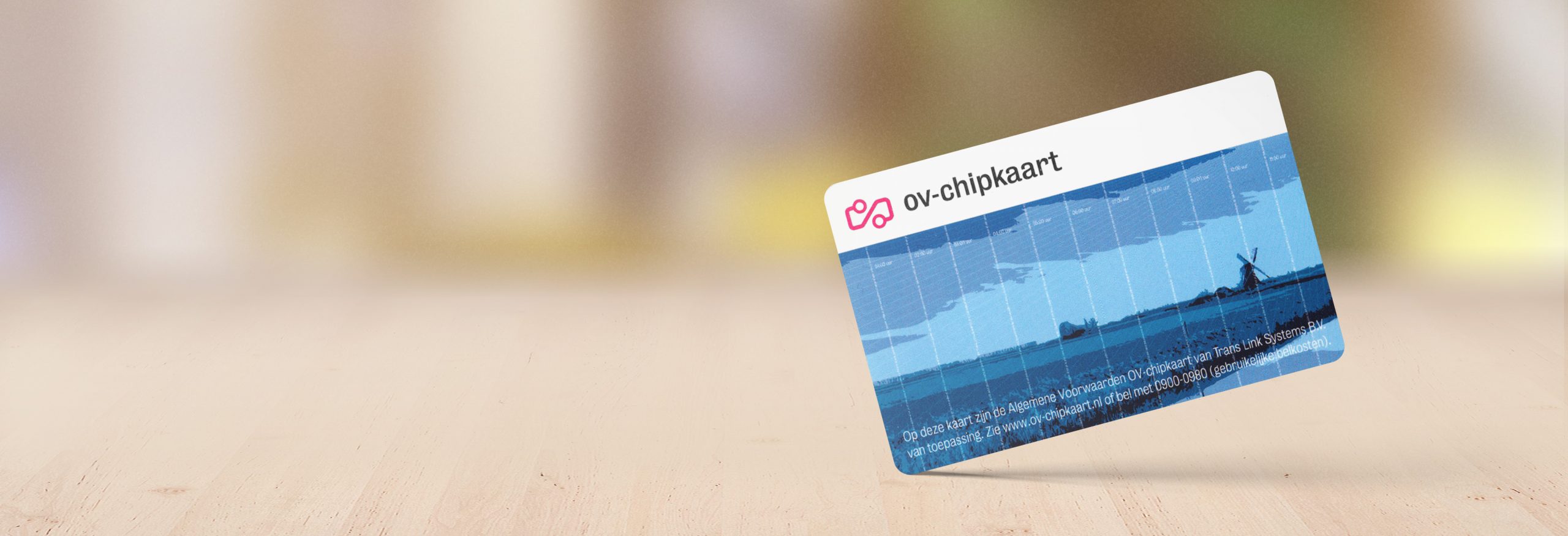 OV-chipkaart mockup